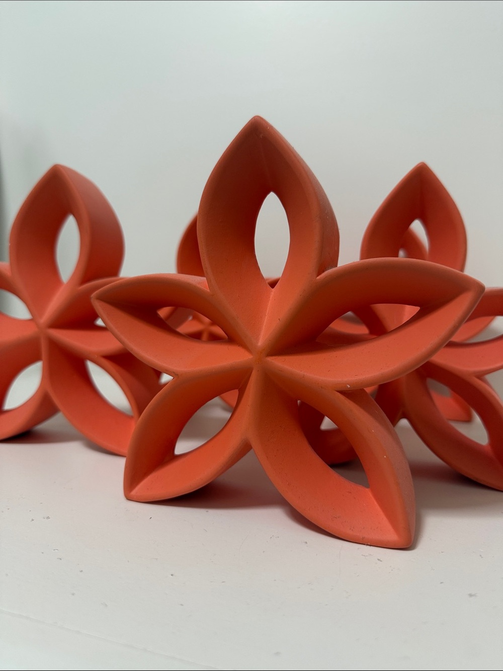 Coral Flower Star Decor Set